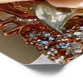 Trouwbloemen lijst poster (Hoek)