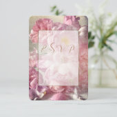 Trouwbloemen - R S V P, Reageer Kaart (Staand voorkant)