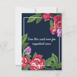 Trouwbloemen Save The Date