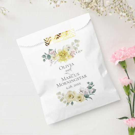 Trouwbloemen Sunny Cheery Yellow Bedankzakje (Gezegeld)