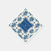 Trouwbloemen uit het midden van de eeuw | Volledig Servet (Hoek)