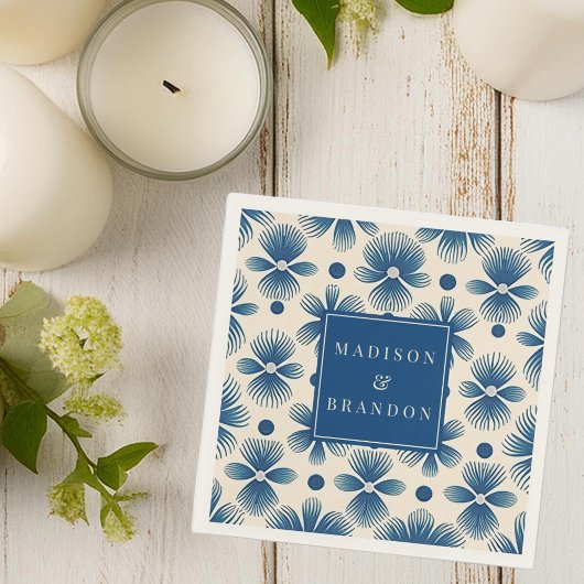 Trouwbloemen uit het midden van de eeuw | Volledig Servet