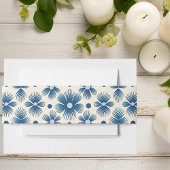 Trouwbloemen uit het midden van de eeuw | Volledig Uitnodigingen Wikkel