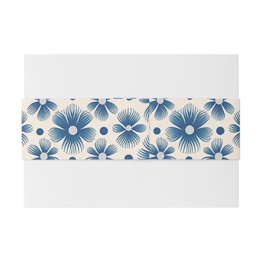 Trouwbloemen uit het midden van de eeuw | Volledig Uitnodigingen Wikkel