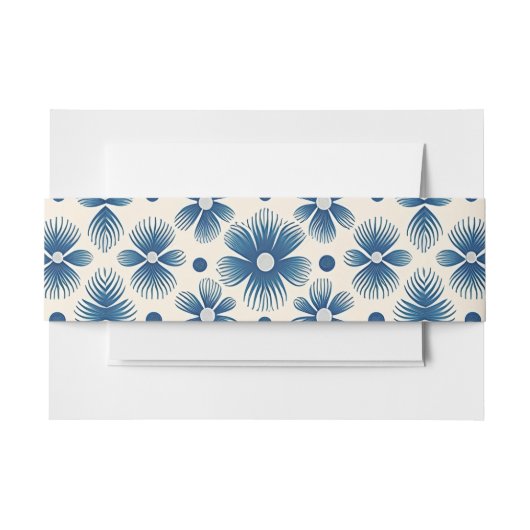 Trouwbloemen uit het midden van de eeuw | Volledig Uitnodigingen Wikkel (Voorkant Voorbeeld)