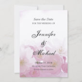 Trouwbloemen Uniek Klassiek Bewaren Save The Date (Voorkant)