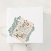 Trouwbloemen Vlinders Duiven Gift Labels (In situ)