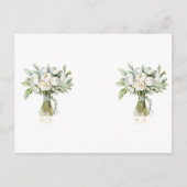 Trouwbloemenboeket Briefkaart (Voorkant)