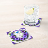 Trouwbloemenkrans Kartonnen Onderzetters (Insitu)