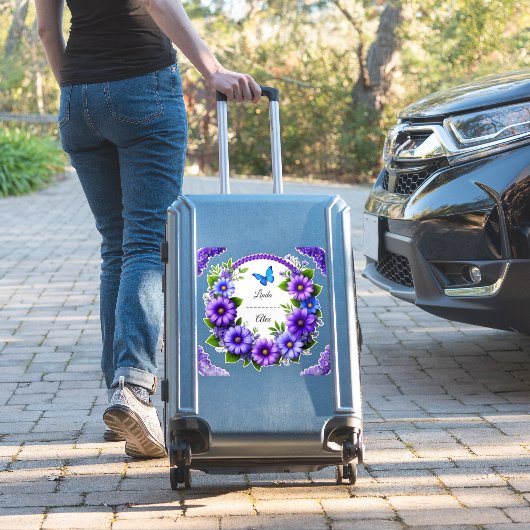 Trouwbloemenkrans Sticker (Koffer Insitu)