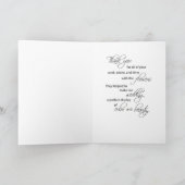 Trouwbloemist, Dank je, Stokfiguren Bruid Bedankkaart (Binnen)