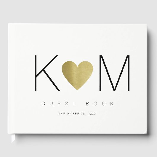 trouwboek, een gastenboek voor een gedenkwaardige (Voorkant)