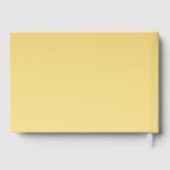 Trouwboek Gouden Gele Bloemen Gastenboek (Achterkant)