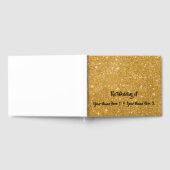 Trouwboek Gouden Sparkle Gastenboek (Volledig)