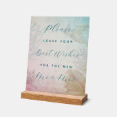 Trouwboek Tafel Acryl Teken Bord (Hoek)