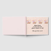 Trouwboek voor Peach Rustic Floral Wedding Gastenboek (Volledig)