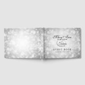 Trouwboek Zilveren Winter Wonderland Gastenboek (Volledig)