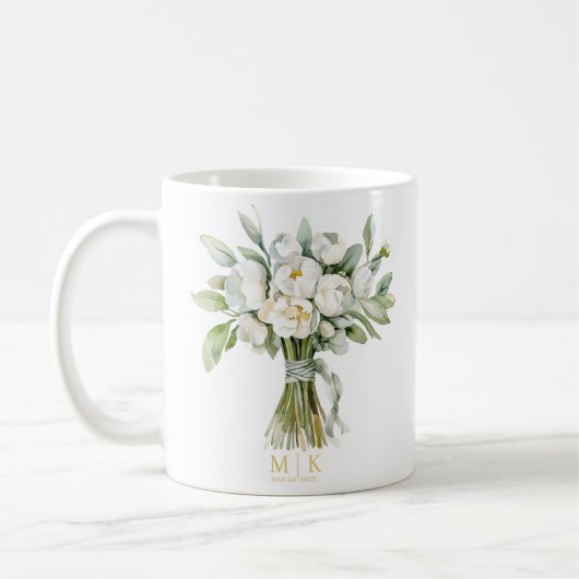 Trouwboeket Koffiemok (Links)