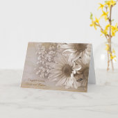 Trouwboeket met Madeliefjes Kaart (Gele Bloem)