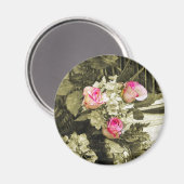 Trouwboeket van de bruid magneet (Voorkant / Achterkant)
