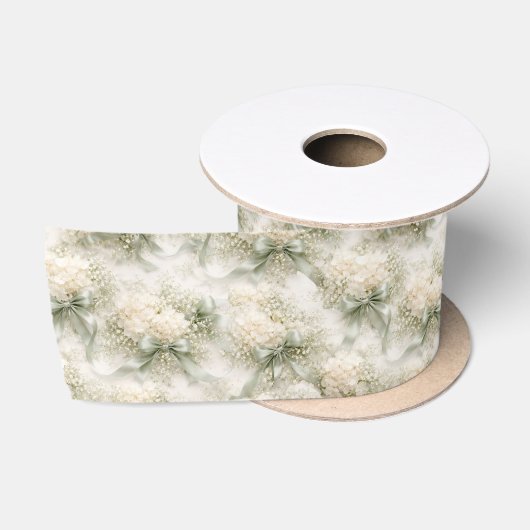 Trouwbogen, linten en hortensia bloemen (Spoel)