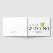 trouwboodschappen en handtekeningen wit gastenboek (Volledig)