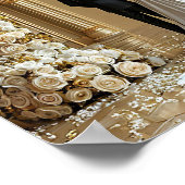 Trouwboog Romantisch Koppel Ceremonie Poster (Hoek)