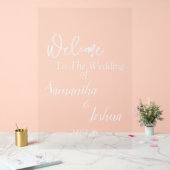 Trouwbord - alleen lettertype acryl bord (Huwelijk)