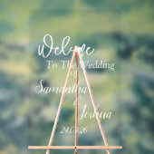 Trouwbord - alleen lettertype acryl bord (Neutraal)