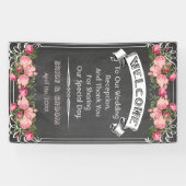 trouwbord banner, bord voor bruiloft spandoek