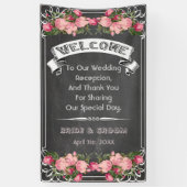 trouwbord banner, bord voor bruiloft spandoek