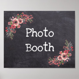 Trouwbord Fotohokje Krijtbord Uitzicht Poster
