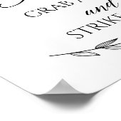 Trouwbord – Fotohokje Laurel Trouwbord Poster (Hoek)