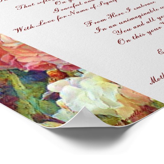 Trouwbord geliefde hemel downloaden onder 2.00 poster (Hoek)