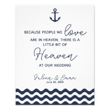 trouwbord, hemel op bruiloft, zeemijlnautisch