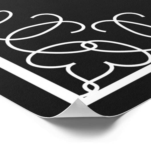 trouwbord Omdat Iemand in de hemel is Poster (Hoek)