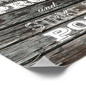 Trouwbord - Pak een accessoire en sla een pose Poster (Hoek)