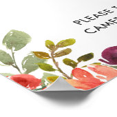 Trouwbord 'Schetterend anker' voor een onplugweddi Poster (Hoek)