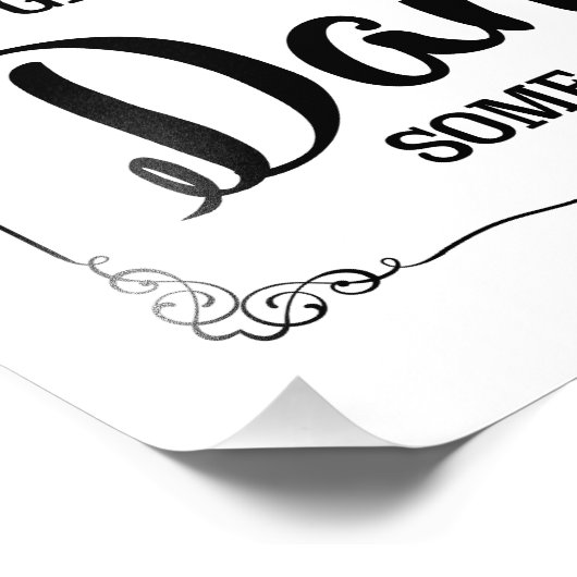 trouwbord, teenslippers, bruiloft, zwart foto afdruk (Hoek)