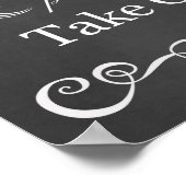 Trouwbord – Trouwprogramma Krijtbord Bord Poster (Hoek)