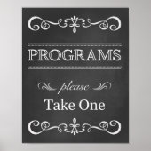 Trouwbord – Trouwprogramma Krijtbord Bord Poster (Voorkant)