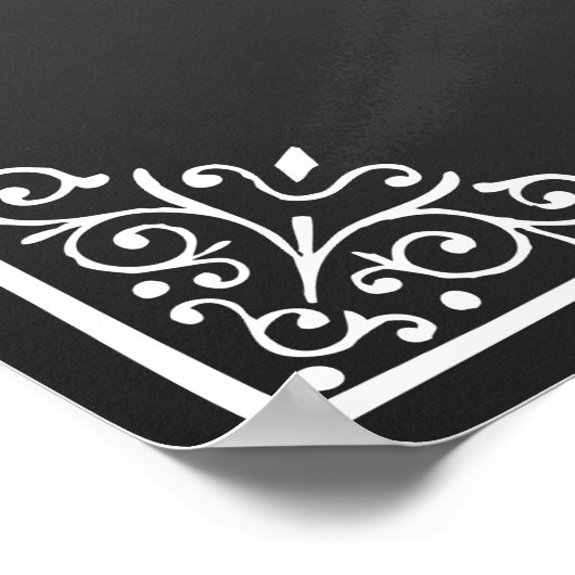 trouwbord vertrouw me dat je Dance Champagne kunt Poster (Hoek)