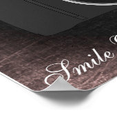 Trouwbord voor fotohokje, krijtbord stijl poster (Hoek)