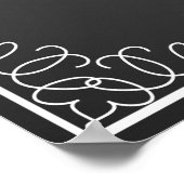 "trouwbord voor "Gelieve onze gastkaart te onderte Poster (Hoek)