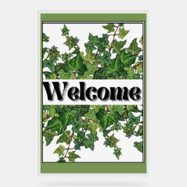 Trouwbord welkom klimop acryl bord