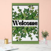 Trouwbord welkom klimop acryl bord (Huwelijk)