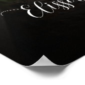 Trouwbordfoto: Personaliseer uw droomhuwelijk Poster (Hoek)