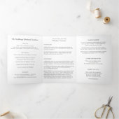 Trouwbrief uit Washington & Reisplan Drieluik Programma (Binnen)