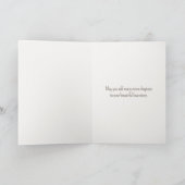 Trouwbriefpapier met strand zand dollar kaart (Binnen)