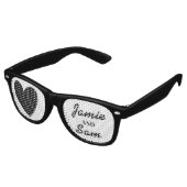 Trouwbril Retro Zonnebril (Gekanteld)